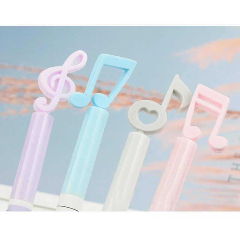 4 шт. музыкальная гелевая ручка избиение нот Корейская версия силиконовая