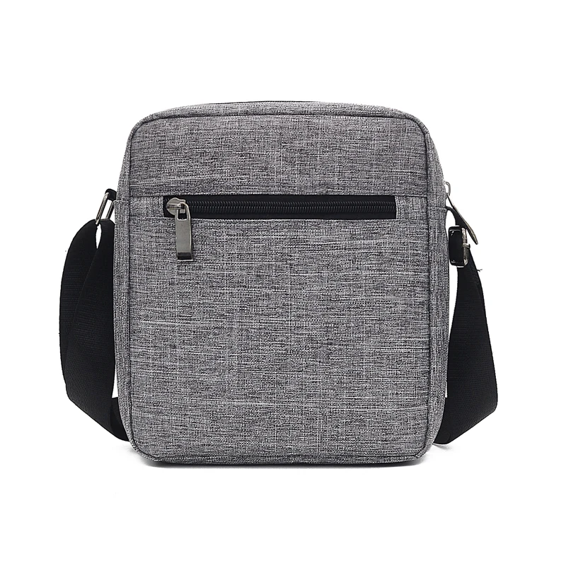 New Men's Handbag Messenger Bag Waterproof Men Oxford Zipper Bag Crossbody for Male Male Business Casual Single Shoulder Bag.