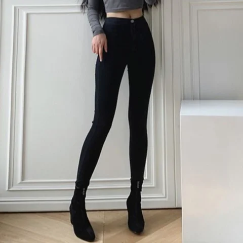 Women Stretch Slim Jeans Skinny High Waist Woman Denim Pencil Pants Female Trousers Multi-size Spring Autumn jean femme