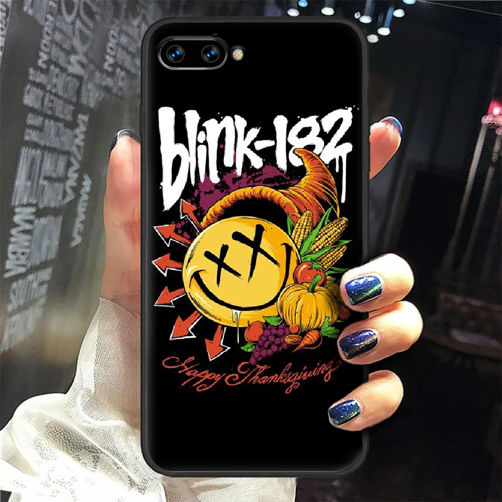 

Pro Punk Rock Band Blink 182 Phone Case Cover Hull For HUAWEI honor 8 8c 8a 8x 9 9a 9x V10 MATE 10 20 I lite pro black bumper
