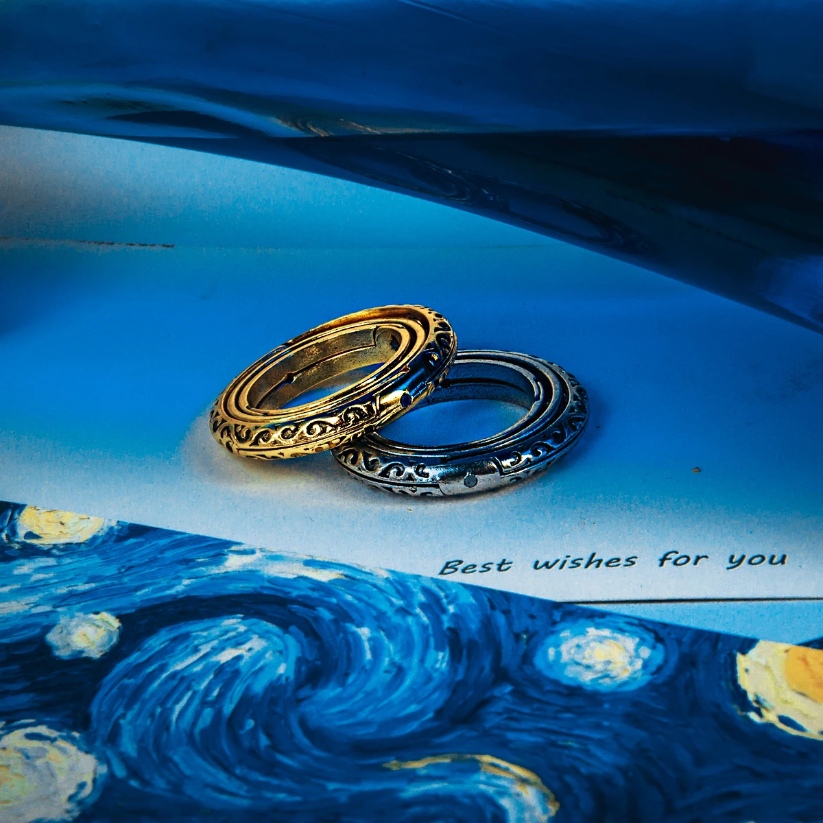 Астрономический шар кольцо Космический палец кольца влюбленных открытое и