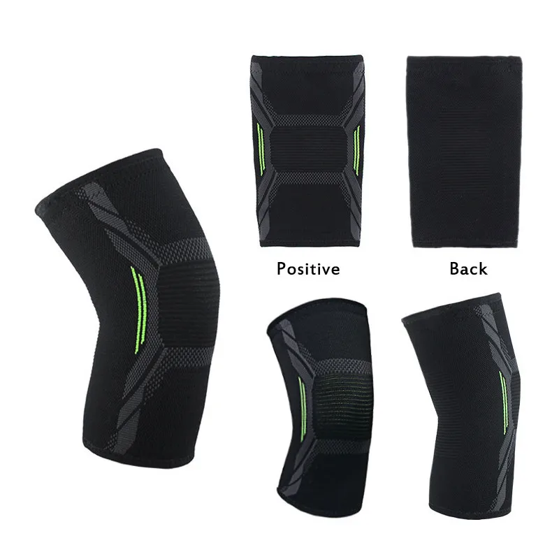 

Elbow Pads Sports Cycling - Way Knit Sportswear Knee Four Outdoor Nylon Accessories Kneecap Stretch Safety Kneecap Stretch Knit