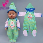 Для Мальчика 18 дюймов Кукла Clothesand брюки для Reborn Baby Doll для маленьких мальчиков верхняя одежда для детей, дети играют игрушки куклы одежда