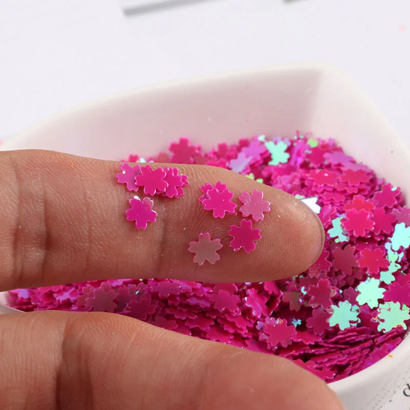 Блестки Sakura для нейл-арта 5 мм блестки маникюра сладкий цветок вишни