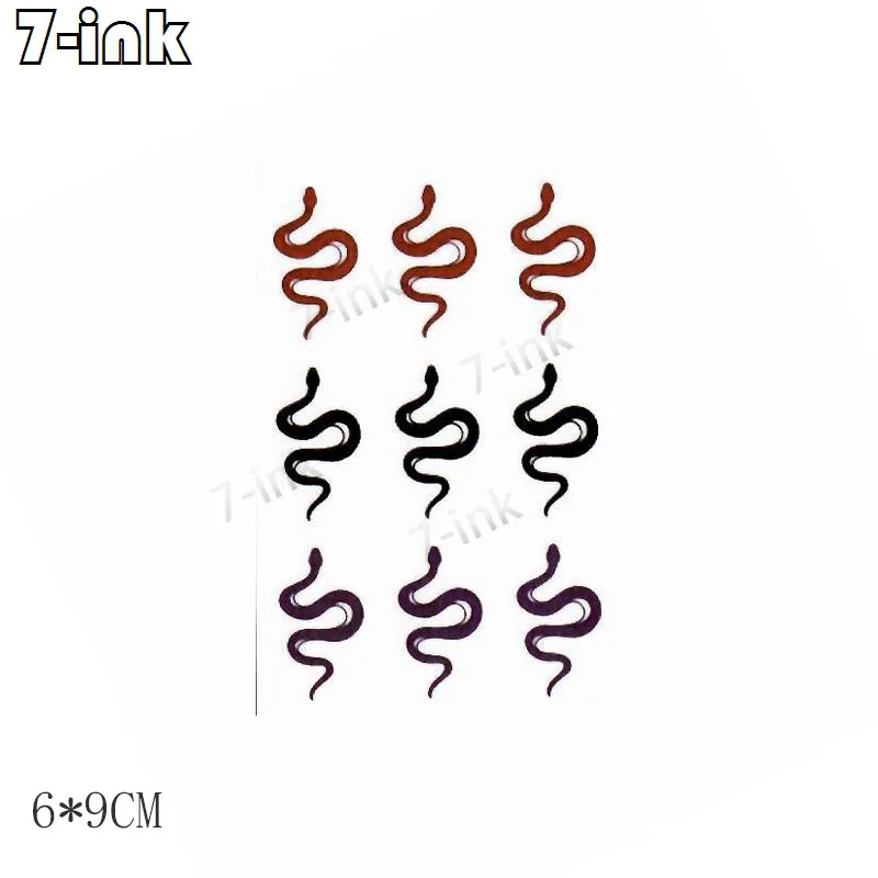 Водостойкая Временная наклейка для татуировок синий светильник лампа Кит