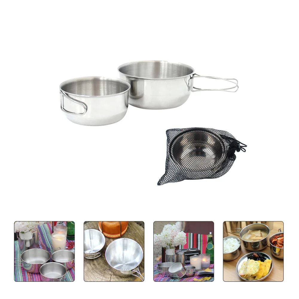 

1 Set Outdoor Camping Picnic Bowl Lightweight Camping Bowl Sturdy Camping Bowl
