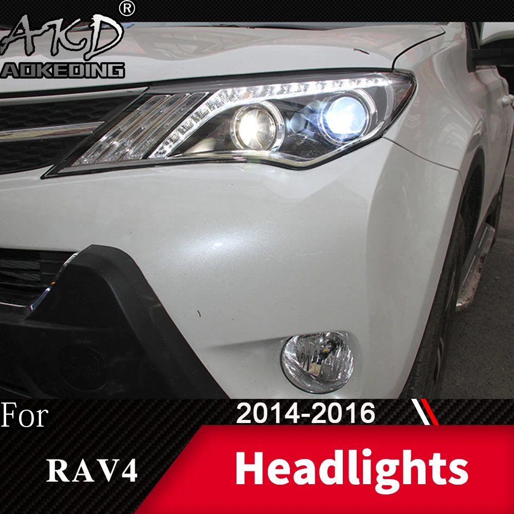Фара для автомобиля Toyota RAV4- Rav4 головной светильник s противотуманный светильник s дневной ходовой светильник DRL H7 светодиодный Биксеноновая лампа автомобильные аксессуары