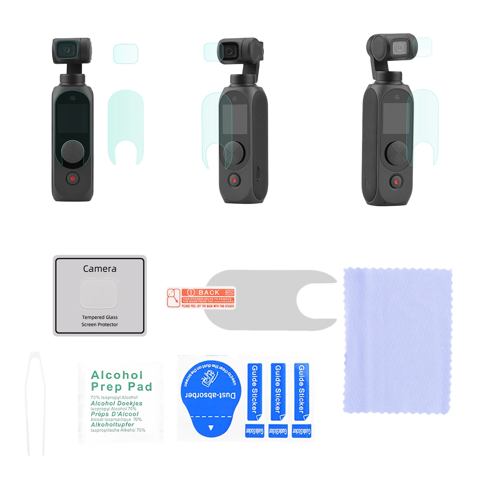 

9H Anti-Scratch Tempered Glass Screen Film + Lens Protector for FIMI Palm 2