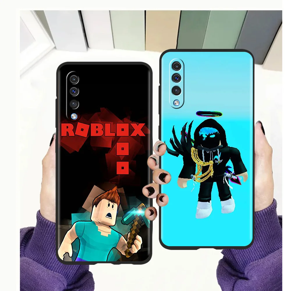 

Hot Robloxes Game Phone Case for Samsung Galaxy A12 A22 A02 A03 A03S A50 A70 A40 A10 A20 A30 Luxury Silicon Soft Cover Shell TPU
