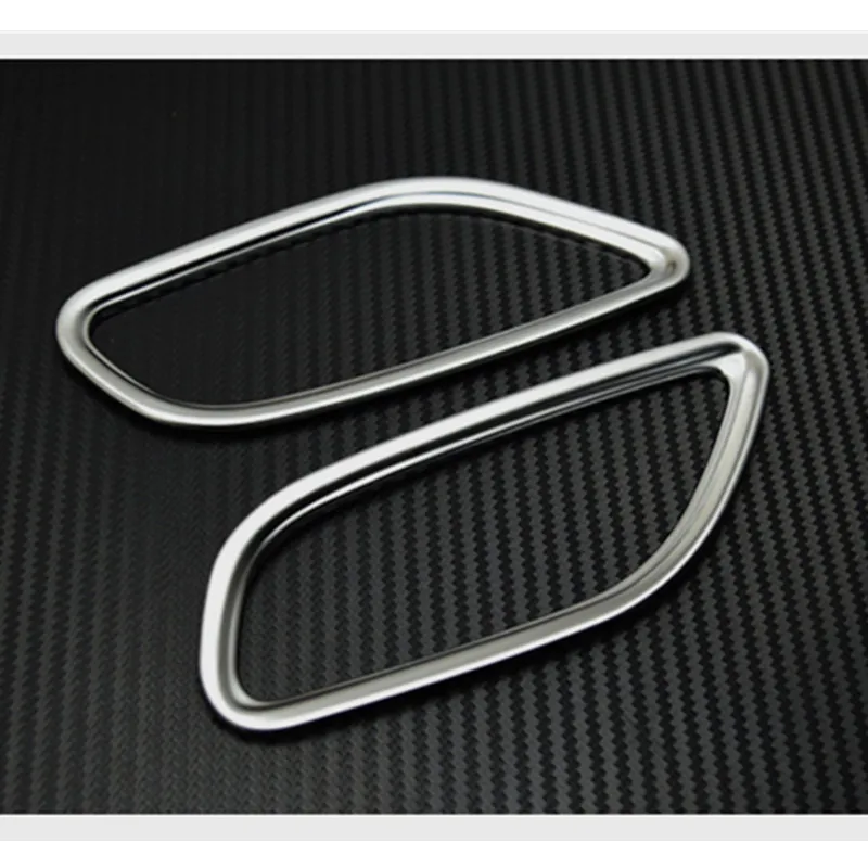 

ABS Chromed Internal Car Upper Air Vent Outlet Frame Cover Trim Car Mouldings 2PCS/SET For Mitsubishi Outlander 2013- 2017
