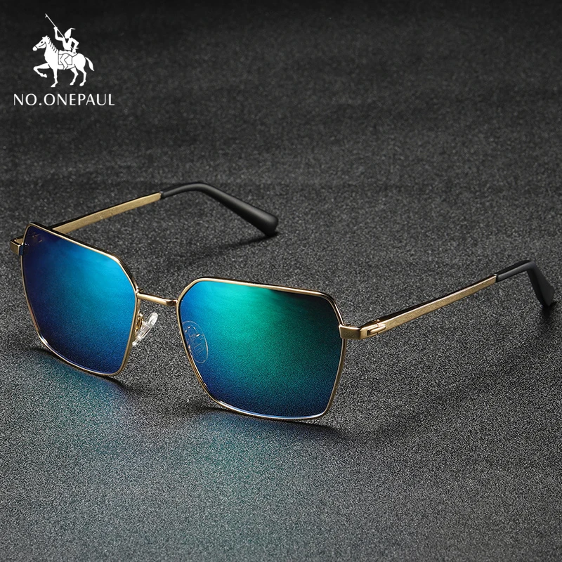 NO.ONEPAUL металлическая оправа UV400 очки gafas de sol алюминиевые мужские поляризованные