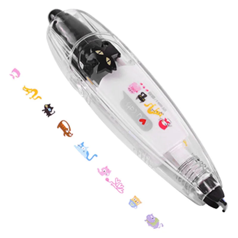 2 предмета Kawaii Животные Пресс Тип декоративная коррекция лента дневник