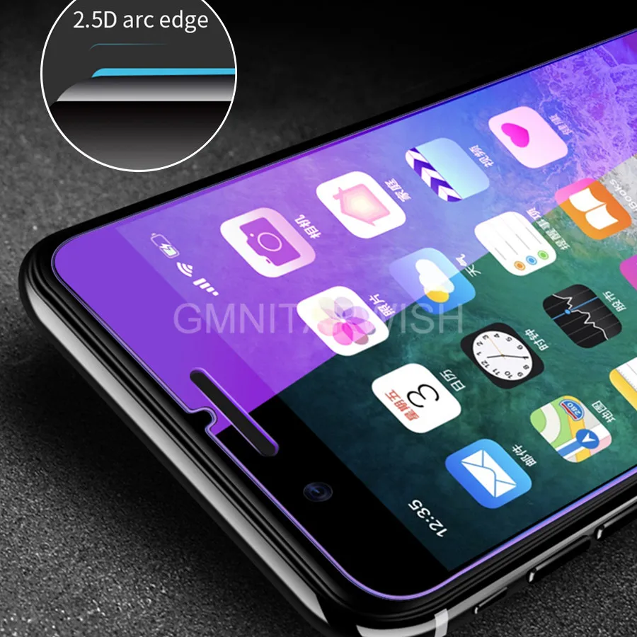 9H анти УФ Фиолетовый Синий свет отпечатков пальцев закаленное стекло для iPhone 11 Pro