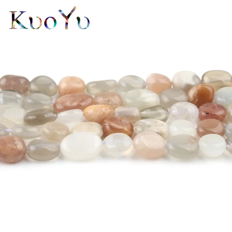 7-10mm Natural Irregular Colorful Sunstone Beads Round Loose Spacer Bead For Jewelry Making Diy Bracelet Accessories 15&quotInches |