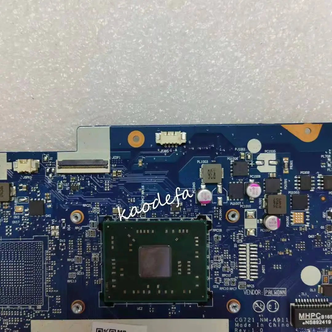 Материнская плата для ноутбука Lenovo Ideapad UMA CG721 NM-A911 110-17 ACL с процессором A6-7310U AMD- DDR3 FRU 5B20L72471 5B20L72492.