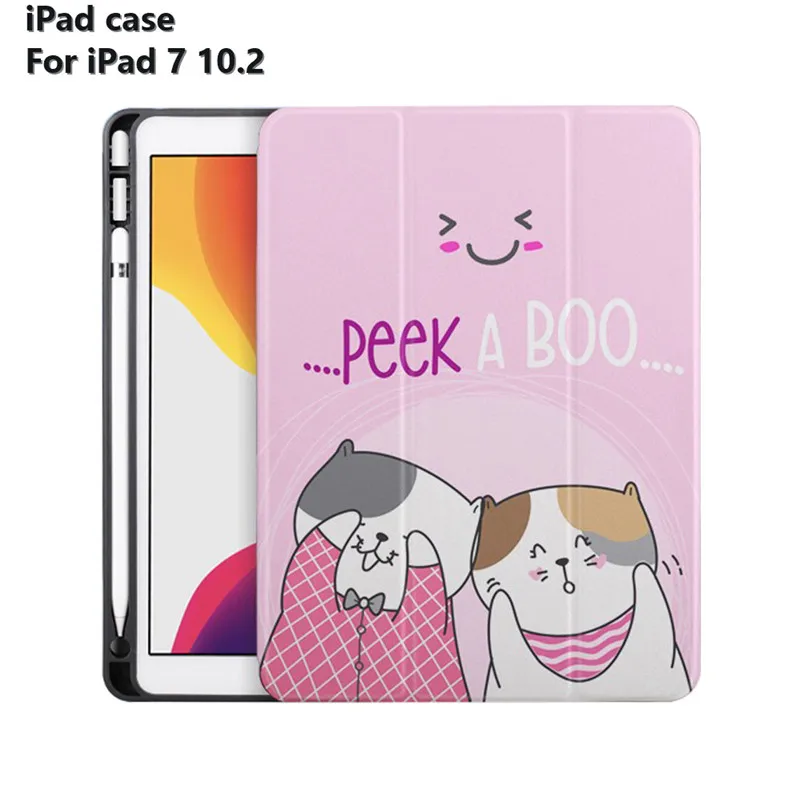 Защитный чехол для планшета ipad apple 10 2 iPad 2019 7 го поколения магнитный силиконовый