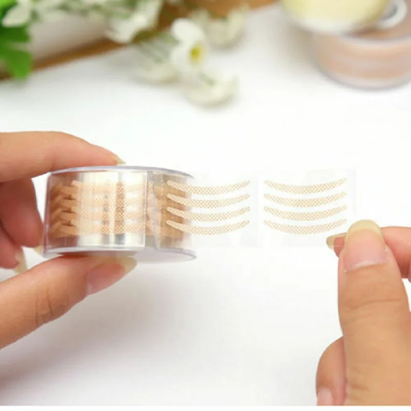 

Cheap 600PCS Invisible Eyelid Sticker Lace Eye Lift Strips Double Eyelid Tape Adhesive Stickers Eye Tape Tools L/S Style