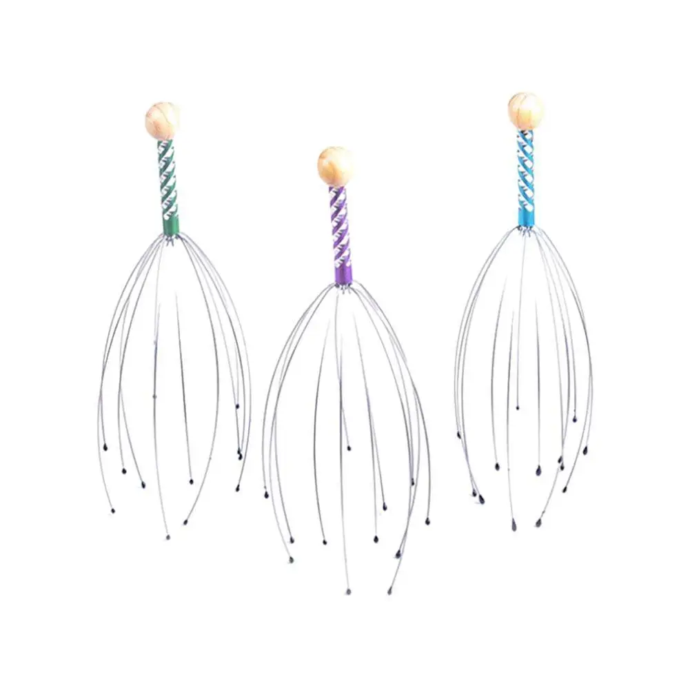 

Head Relax Massager Healing Neck Claw Massage Anti-stress Pain Relief Octopus Scalp Relax Spa Headache Stimulate Blood Circulate