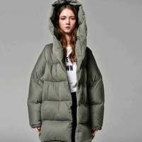 hot sale 7xl plus size winter bat sleeved real duck down coat female hooded super warm fluffy down coat thick warm outwear wq502