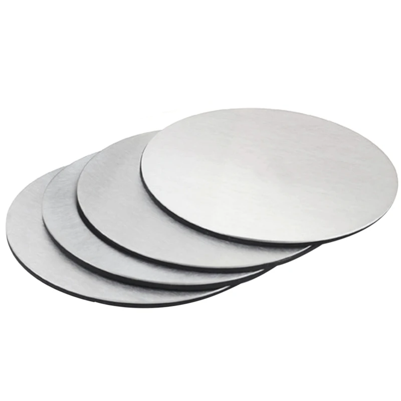4Pcs/Set Spinning Drinks Coasters Stainless Steel Metal Coaster Cup Mat Pads Tableware Placemat Bowl Insulation | Дом и сад