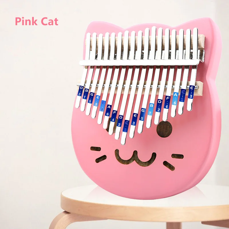 8 видов стилей 17 клавиш калимба фортепиано высокое качество сосна дерево Африка