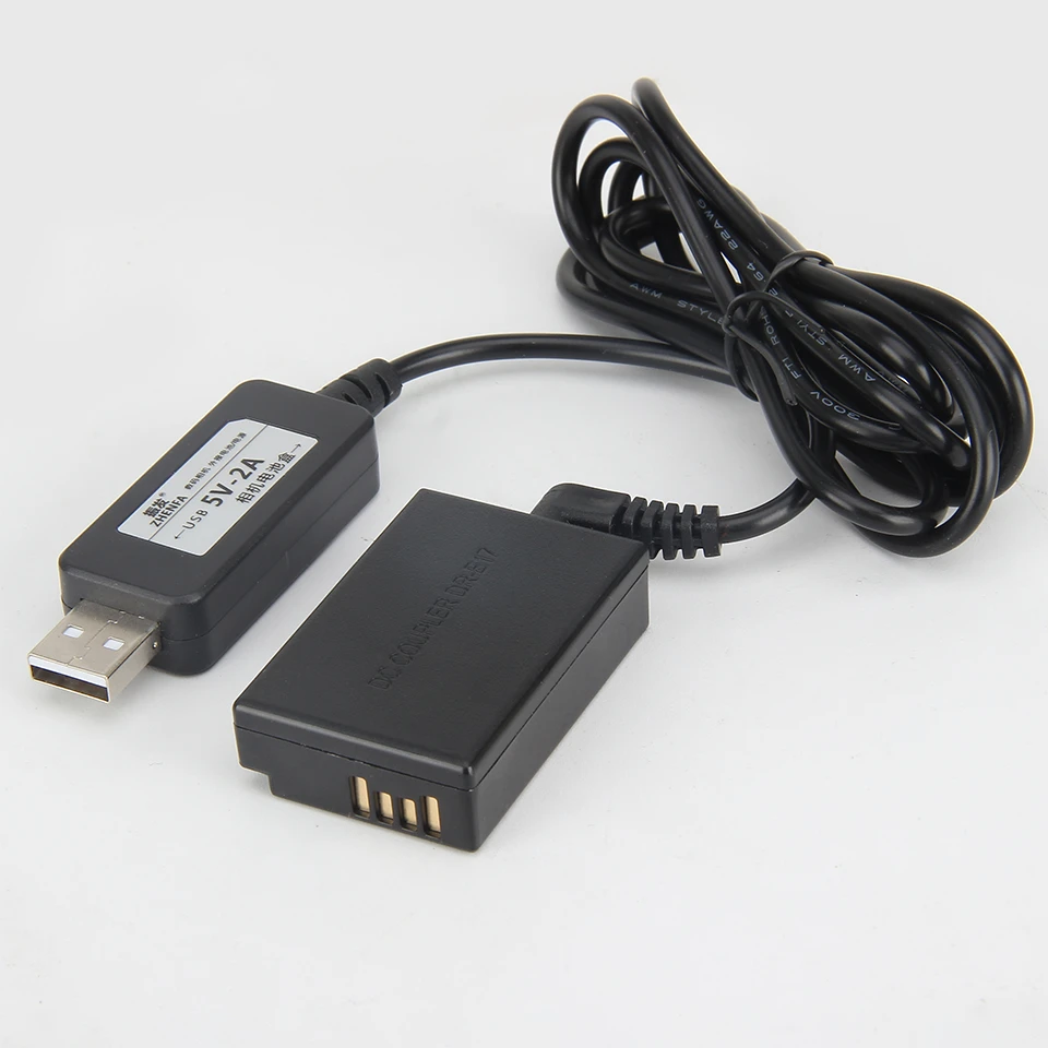 Источник питания 5 В искусственная USB батарея адаптер для Canon EOS m3 M5 M6 мобильный