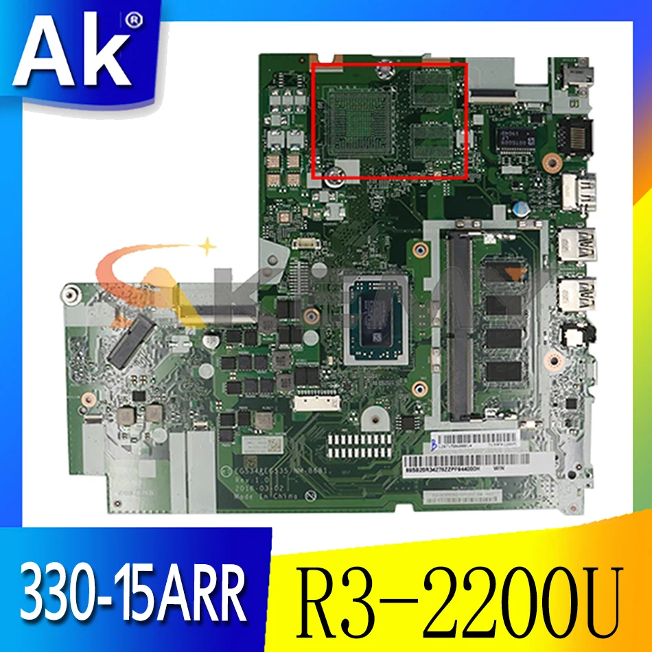

For Lenovo 330-15ARR laptop motherboard NM-B681 motherboard CPU R3-2200U RAM 4GB tested 100% working FRU 5B20R56769 5B20R56763