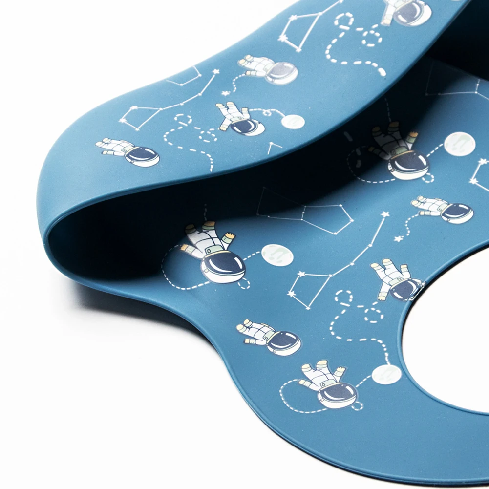 

Eating Silicone Waterproof Home With Food Catcher Adjustable Size Drooling Baby Bib Toddler Weaning Feeding Accessories Travel