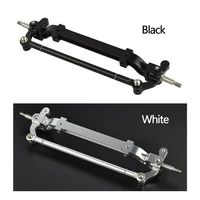 rc car accessories metal front end steering set for tamiya 114 tractor truck upgrade parts white or black