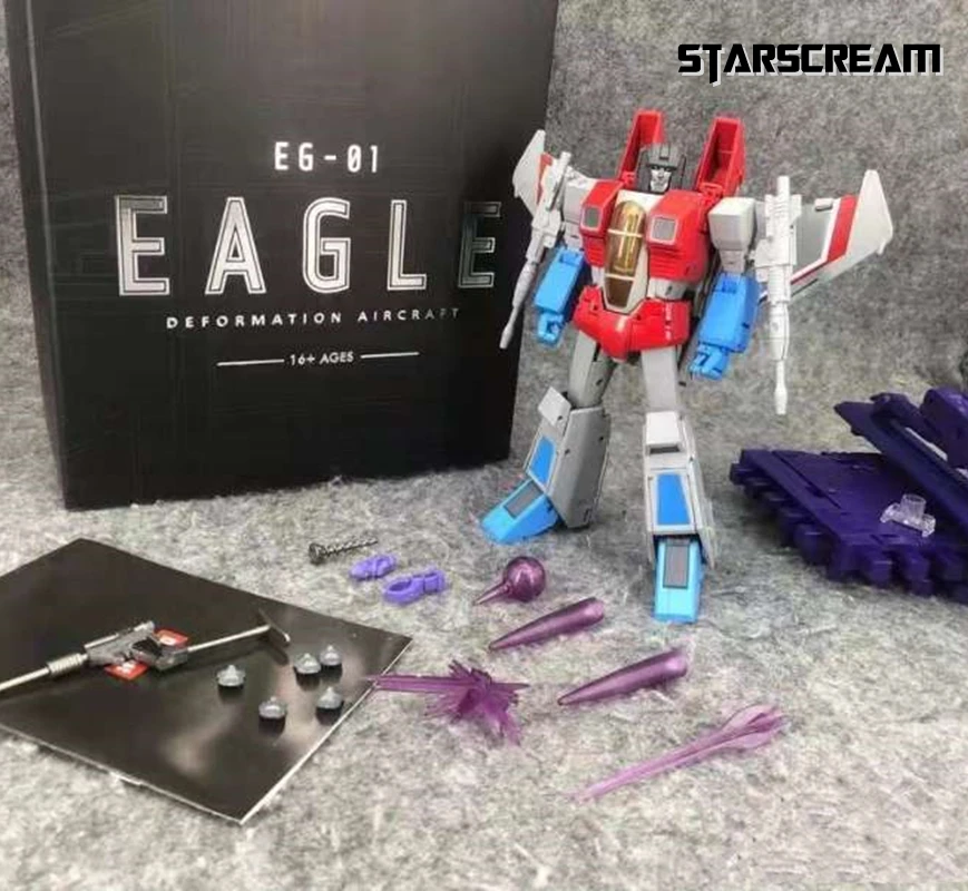 

Трансформер, шедевр, Орлан, телефон, Звездный крик, лампа, улучшенная версия с платформой, аниме, экшн-фигурка робота, подарки, игрушки