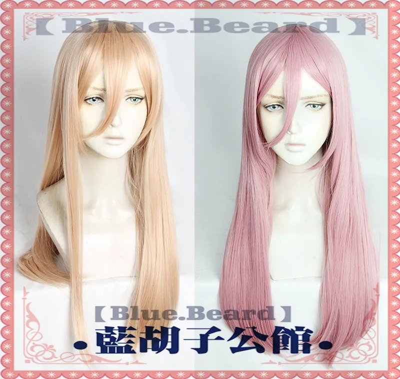 

Anime Chainsaw Man Wig Power Cosplay Heat Resistant Synthetic Long Hair Wig Halloween Party + Free Wig Cap