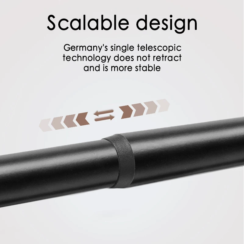 not in127 220cm 153 260cm quality aviation aluminum bathroom shower curtain rod retractable clothes bar curtain adjustable rail free global shipping