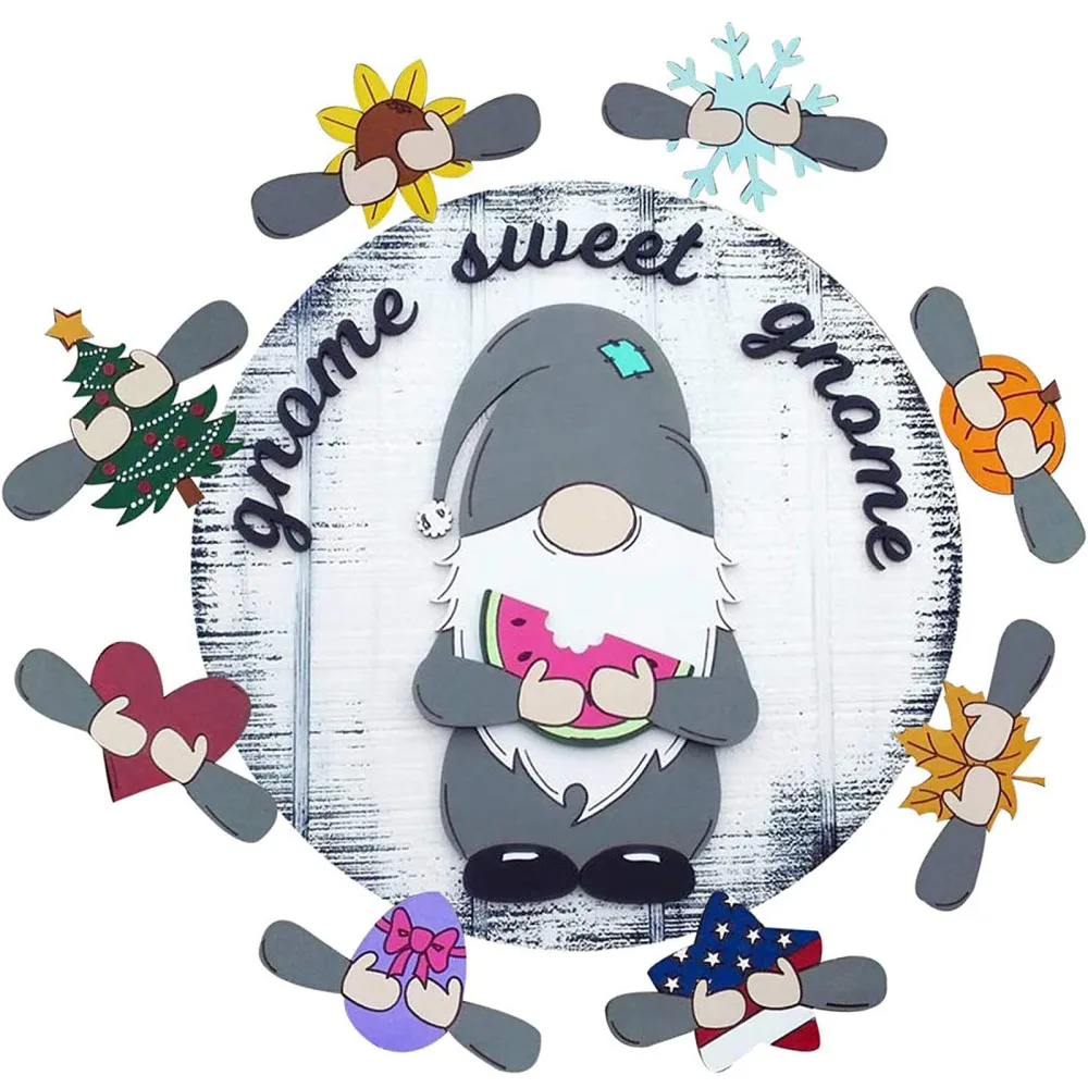 

Домашний Подвески со знаком деревянный Рождественский гномик комната орнамент ремесла для ручной стержень, для кафе, для Творческий 1 шт. де...