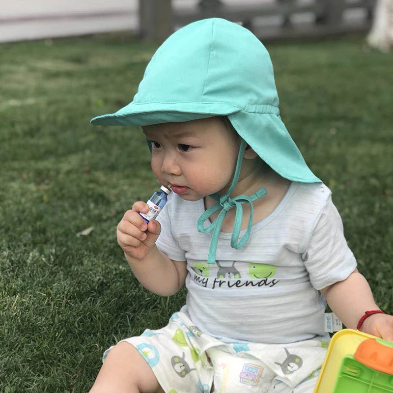 

Children's sunscreen sun hat breathable mesh quick-drying baby sun hat beach hat