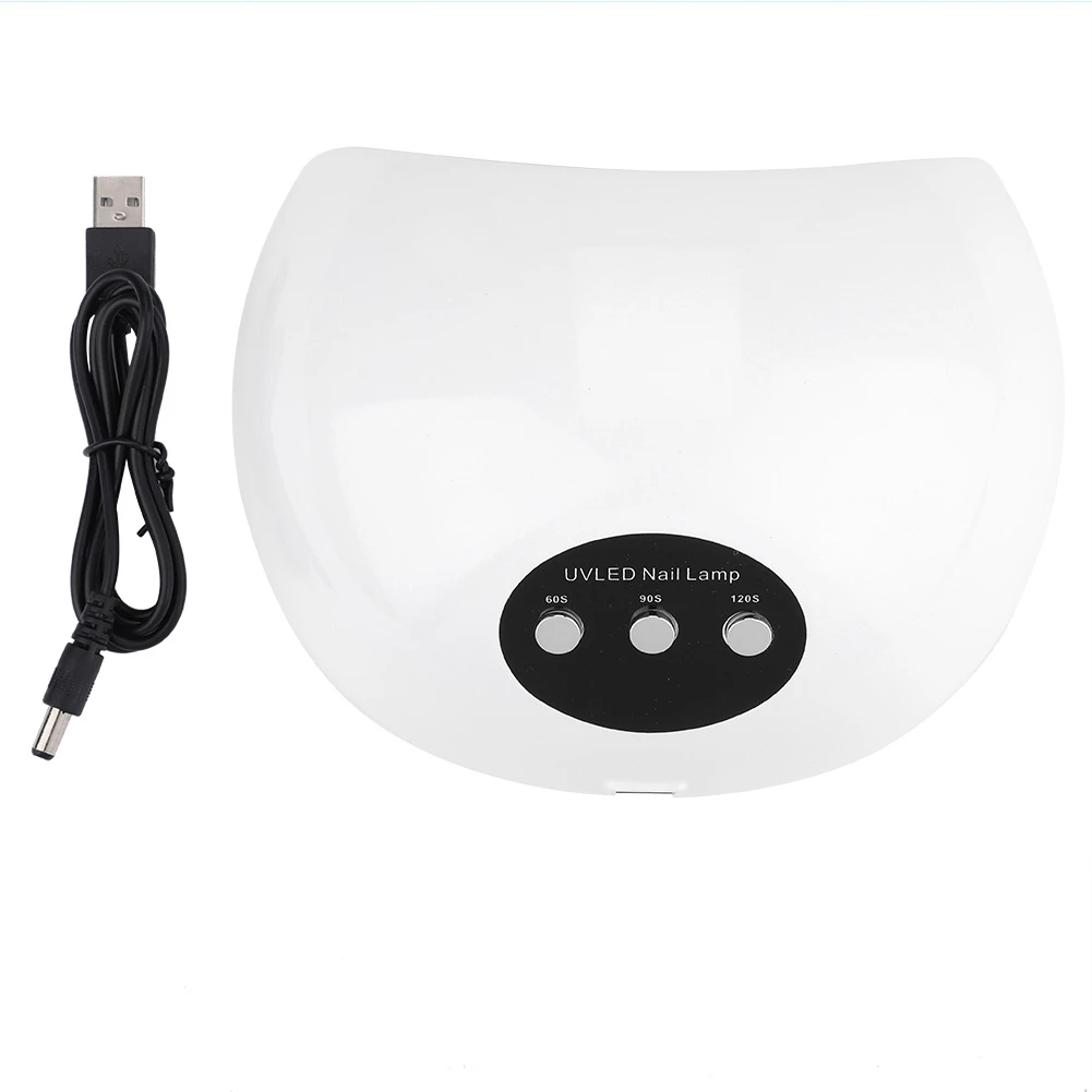 

24W Ultra-Portable Fashion Design UVLED Lamp Nail Dryer Curing For Nail Polish Art Tools Gel Curing Lamp