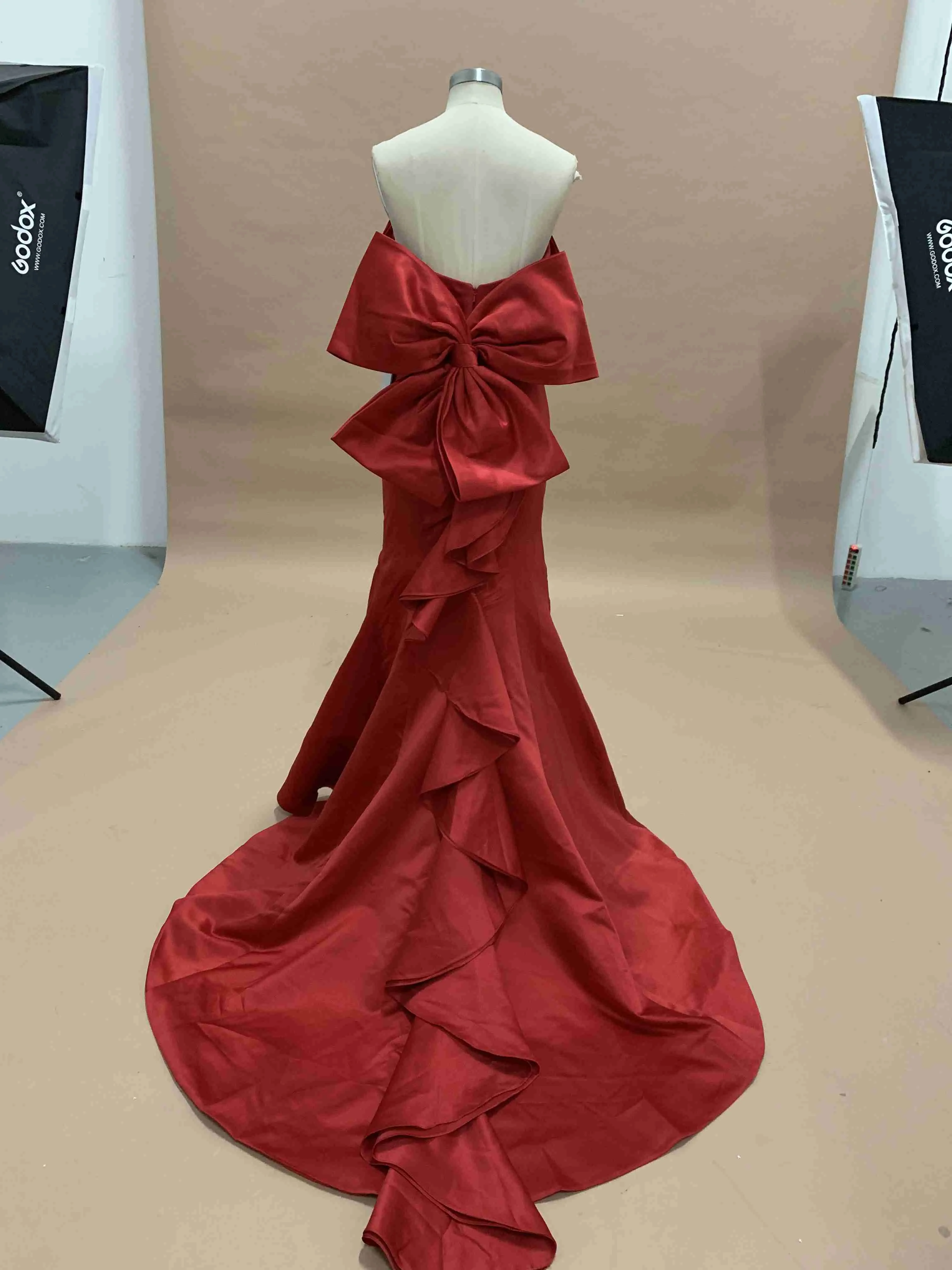 Сексуальное Многоярусное вечернее платье русалки длинное 2020 без бретелек с