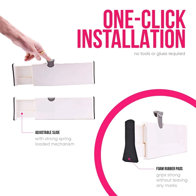 ABSS 4 Drawer ящик для хранения и разделитель организация столовых приборов на