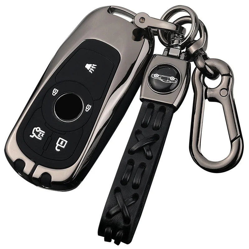 

Galvanized Alloy Key Case Cover Protection for OPEL Astra Buick ENCORE ENVISION NEW LACROSSE Rings Protect Car Styling Covers