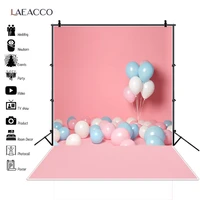 laeacco pink balloons backdrop photography newborn baby birthday party family shoot portrait photography background photo studio