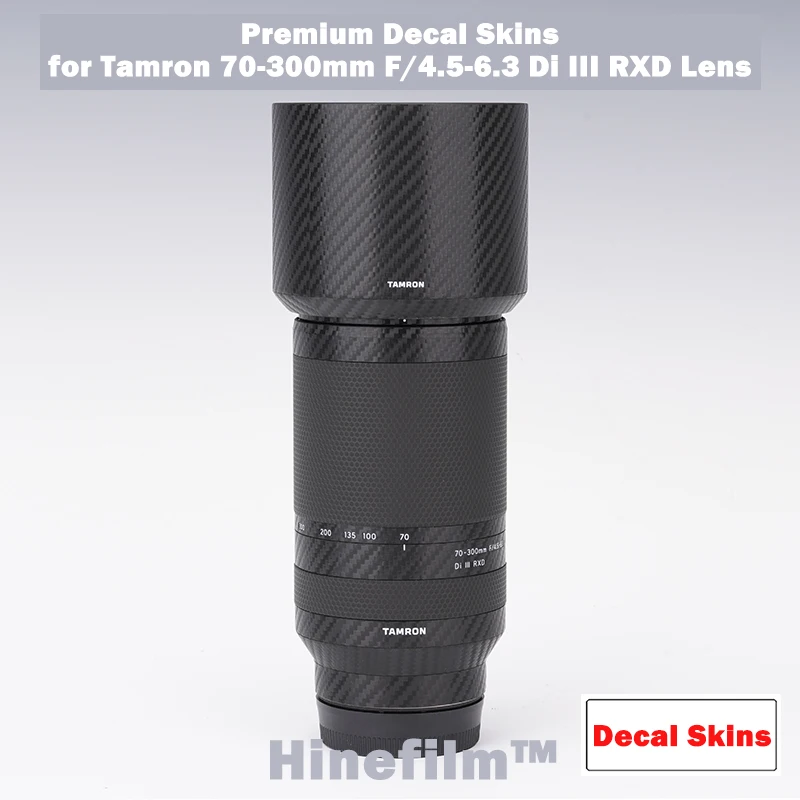 

Виниловая защитная пленка 3M для объектива Tamron 70-300 мм F/4,5-6,3 Di III RXD