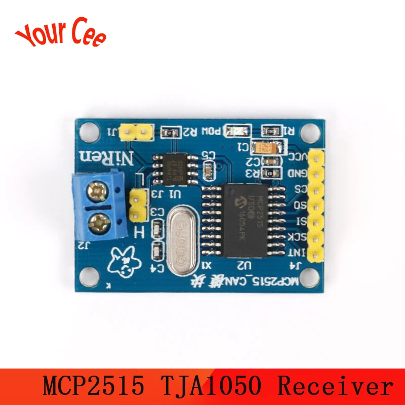 MCP2515 плата модуля драйвера CAN-шины TJA1050 приемник SPI для 51-мегастрочного интерфейса