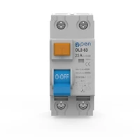 ol2 63 2p 25a 100ma electromagnetic residual current circuit breaker rccb for overload leakage short circuit protection