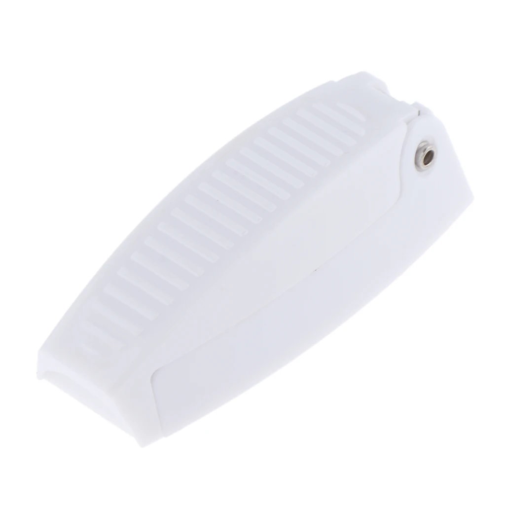 

White RV Camper Baggage Door Catch Latch Holder - Holds RV Baggage Compartments and Doors Open