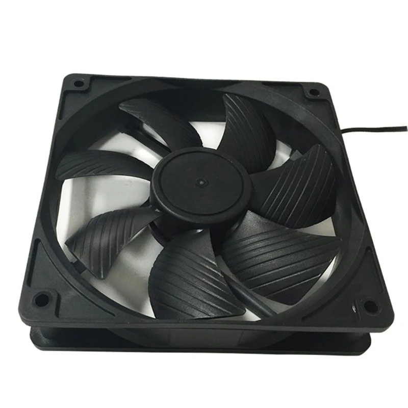 

2021 New 120mm Double Ball Violent Fan Chassis Cooling Fan, Computer Case Fans for Desktops High Performance 3000RPM 12V 0.5A