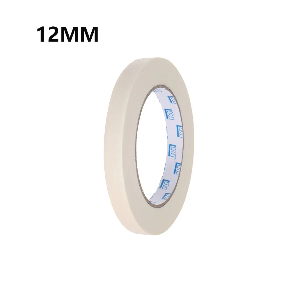 12MM 50 м/рулон записываемый анти-грязный маскирующий 5-12 мм ширина ленты домашний ремонт автомобиля стикер Клей DIY Бумага для рисования малярное ремесло - Цвет: 12MM