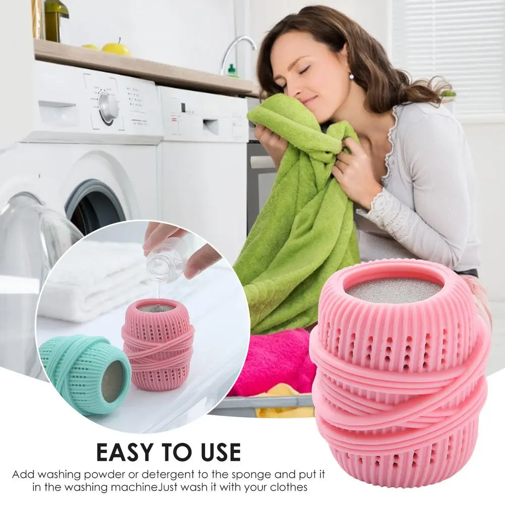 Reusable Laundry Ball Premium Soft Washer For Household Cleaning Washing Machine Clothes Softener | Дом и сад
