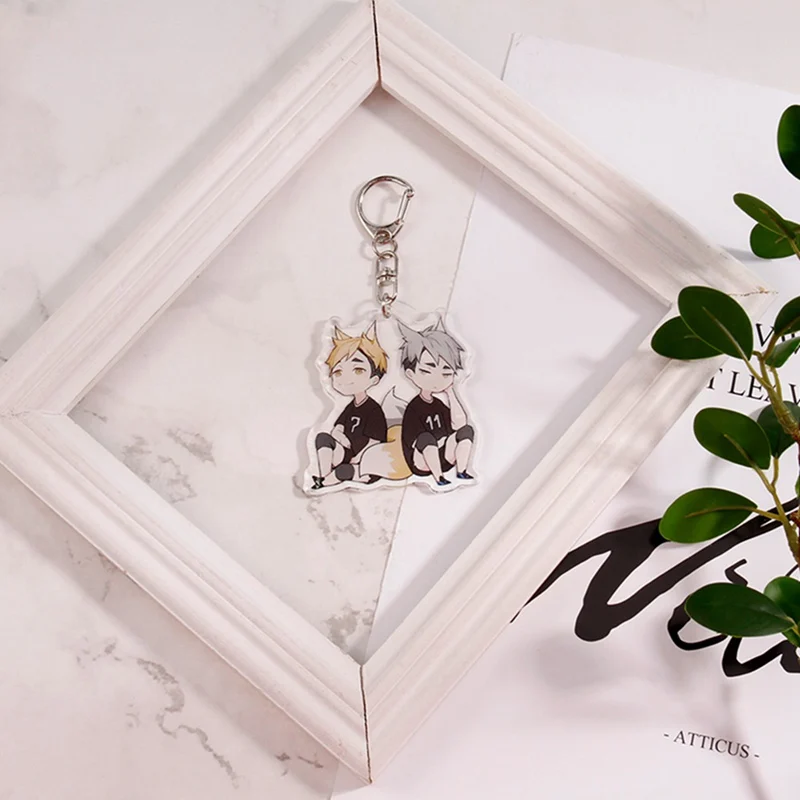Брелок для ключей мальчиков с волейбольным мячом Аниме Haikyuu! Новинка 2020 милый