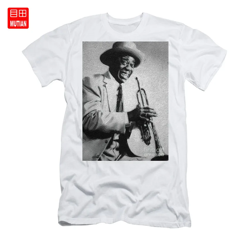Футболка Louis Armstrong музыкальная легенда футболка louis armstrong джаз музыка труба