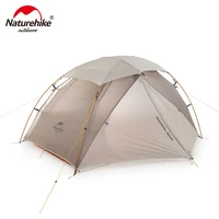 naturehike outdoor camping ultralight tent nebula 20d nylon double layers x structure snow proof top 1 2 person tents nh19zp011