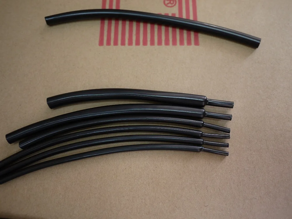 

3.5mm Diameter 2:1 Flexible Shiny Heat Shrink Tube Soft Elastic Cable Sleeve Professional Audio Earphone Line Wire Wrap Cover